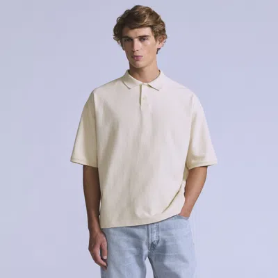 Levi's Cropped Polo In White