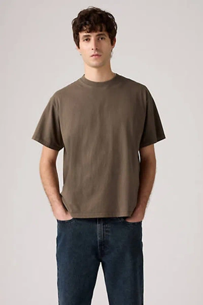 Levi's Cropped Tee In Green