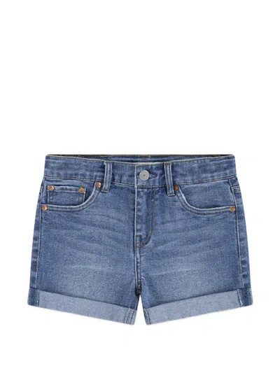 Levi's Kids' Cuffed Shorts In Blue