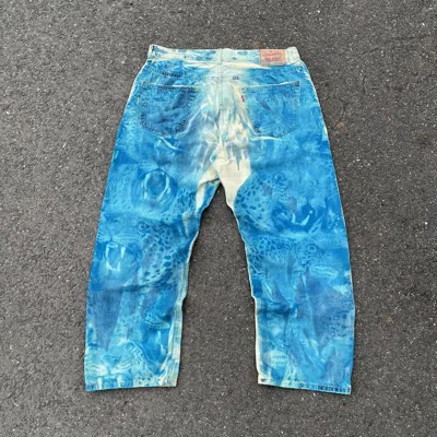 Pre-owned Levi's Custom  Jeans Japanese Style Denim Opium Y2k Pants In Blue