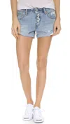 Levi's Custom Roll Hem Shorts Country Road In Blue