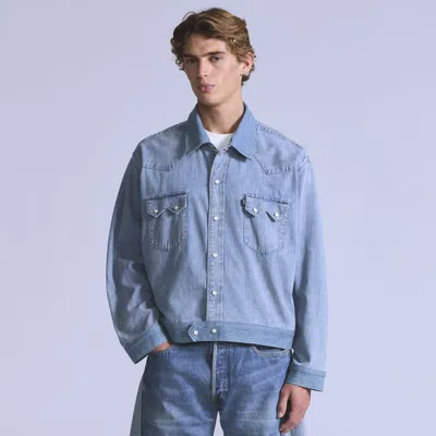 Levi's Customized Sawtooth Jacket In Blue