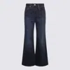 Levi's Dark Blue Cotton Denim Jeans In Blue
