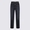 Levi's Dark Blue Ribcage Denim Jeans In Blue
