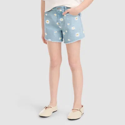 Levi's Dasiy Denim A Line Shorts Big Girls 7-16 14 In Blue