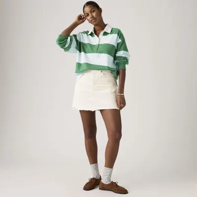 Levi's Deconstructed Skirt In White