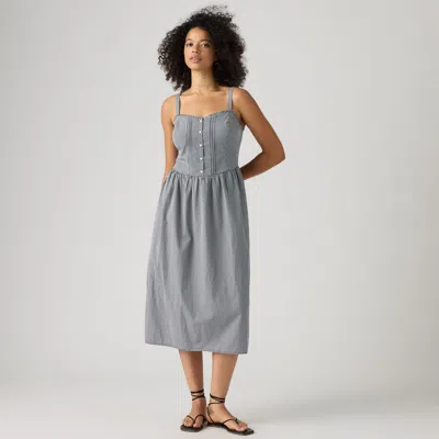 Levi's Delphine Midi Dress In Blue