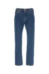 Levi's Buttoned Fitted Jeans In Blue
