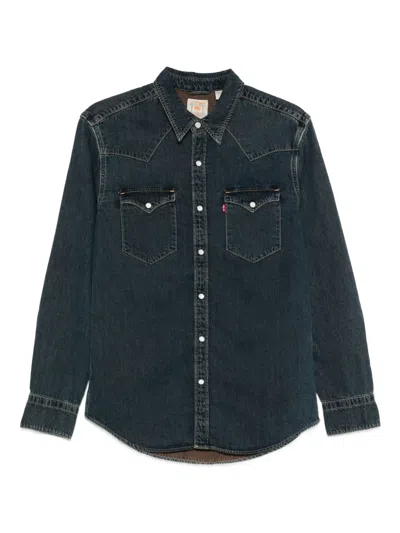Levi's Denim Button-down Shirt In Green