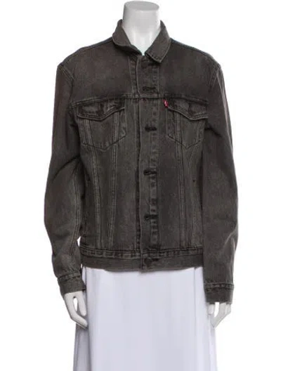 Pre-owned Levi's Denim Jacket W/ Tags In Gray