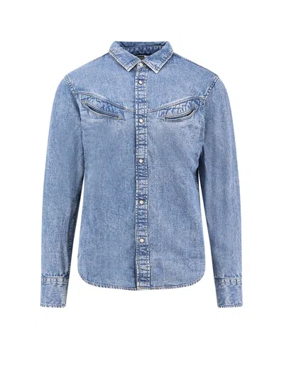 Levi's Denim Shirt In Purple