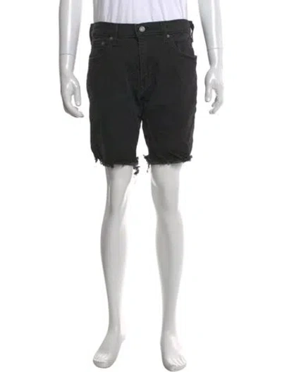 Pre-owned Levi's Denim Shorts In Black