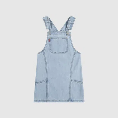 Levi's Denim Side Pocket Skirtall Little Girls 4-6 6 In Blue
