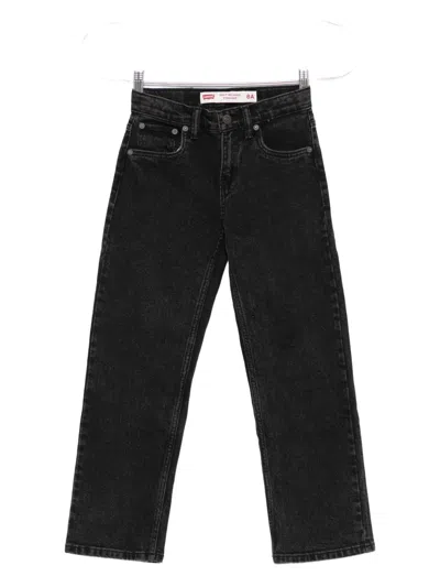 Levi's Kids' Denim Straight Jeans In Black
