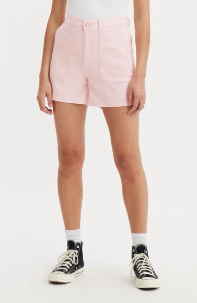 Levi's® Denim Utility Shorts In Mauve Chalk