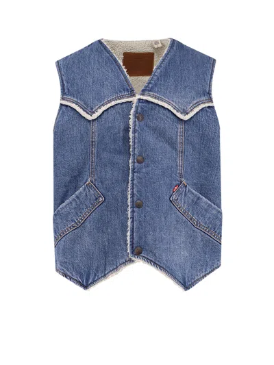 LEVI'S DENIM VEST WITH REPREVE® LINING