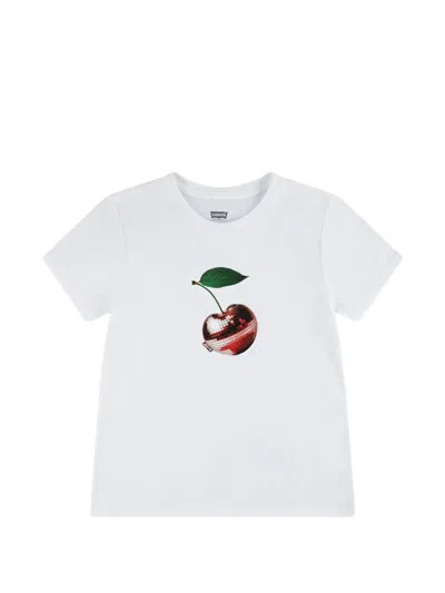 Levi's Disco Cherry T-shirt In White