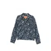Levi's Distressed Denim Jacket In Blue