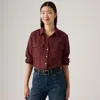 Levi's Doreen Utility Shirt In Brown