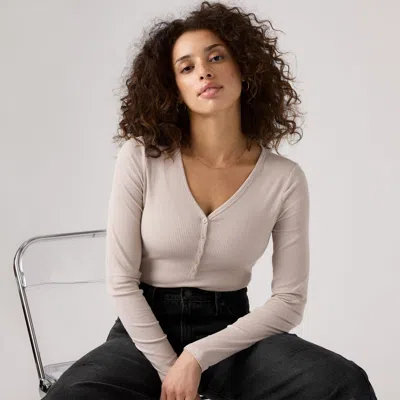Levi's Dreamy Henley In Gray