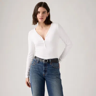 Levi's Dreamy Henley In White