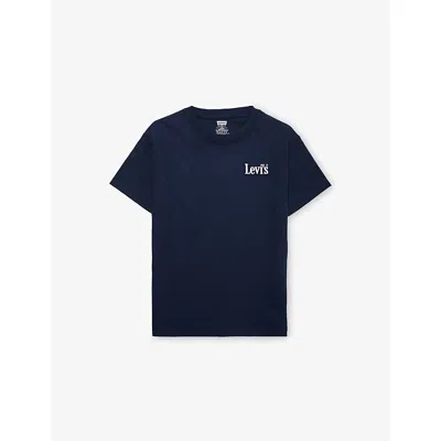 Levi's Kids' Dress Blues Classic And Clean Cotton-jersey T-shirt 10-16