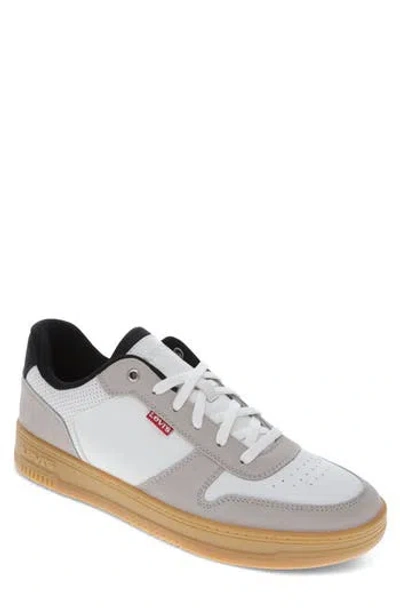 Levi's® Drive Lo Sneaker In White/taupe/gum