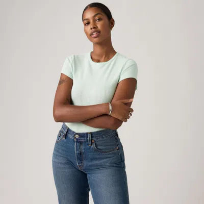 Levi's Dry Goods Tee In Blue