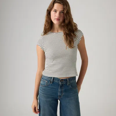 Levi's Dry Goods Waffle Cap Tee T-shirt In Multi