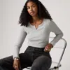 Levi's Dry Goods Women's Supersoft Long-sleeve Tee T-shirt Xl In Multi