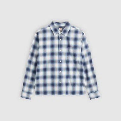 Levi's Duboce Boxy Overshirt In Blue
