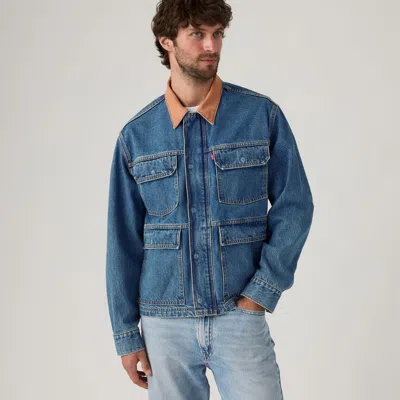 Levi's East Port Jacket In Blue
