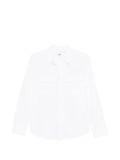 Levi's Elaine Pockets Shirt In White