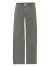 Levi's Elastic-waist Panelled Trousers In Gray
