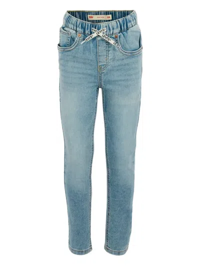 Levi's Kids' Elastic-waistband Denim Jeans In Blue