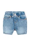 Levi's Elasticated Denim Shorts In Blue