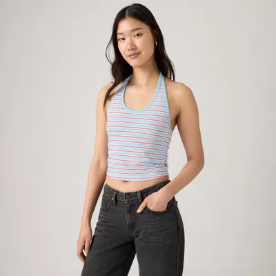 Levi's Ella Halter Top In Blue