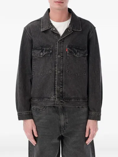 Levi's Levi S Denim Trucker Jacket In Black