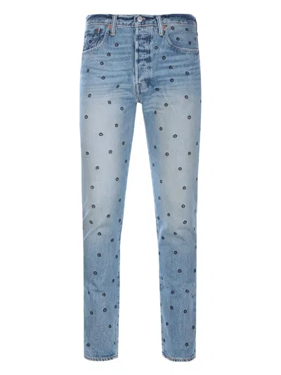 Levi's Embroidered Cotton Jeans