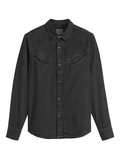 Levi's Embroidered Shirt In Black