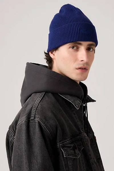 Levi's Essential Beanie In Blue