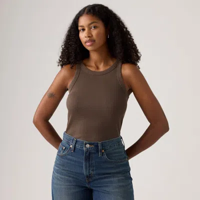 Levi's Essential Racer Tank In Green