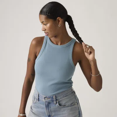 Levi's Essential Racer Tank Top In Blue