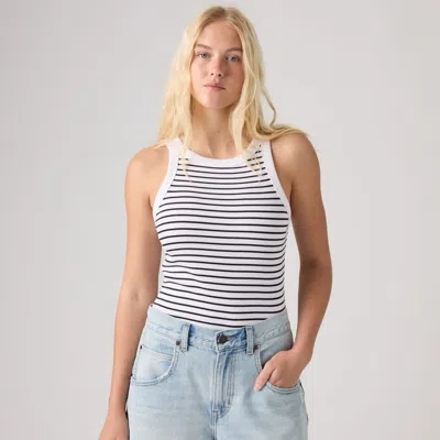 Levi's Essential Racer Tank Top In White