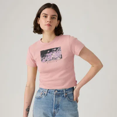 Levi's Essential Sporty Tee In Pink
