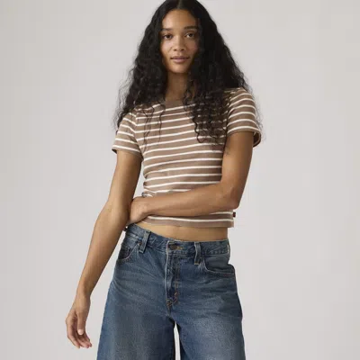 Levi's Essential Sporty T-shirt In Brown