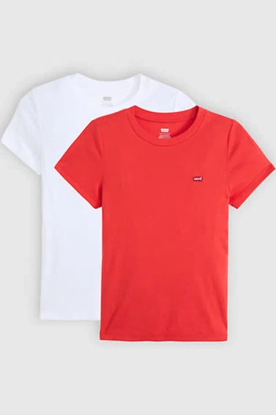 Levi's Essential Tee (2 Pack) In Brown