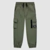 Levi's Everyday Cargo Pull On Joggers Little Boys 4-6x Pants 7x In Green