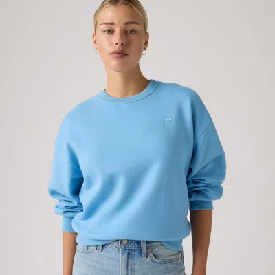 Levi's Everyday Crewneck Sweatshirt In Blue
