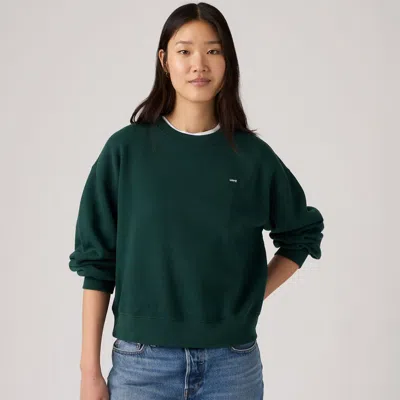 Levi's Everyday Crewneck Sweatshirt In Green